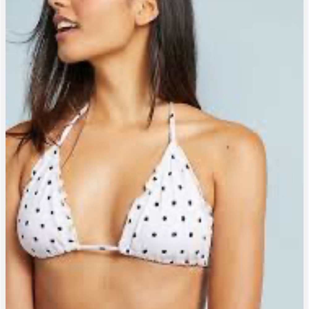 Eberjey pink / cream and polka dot bikini size medium - wore once